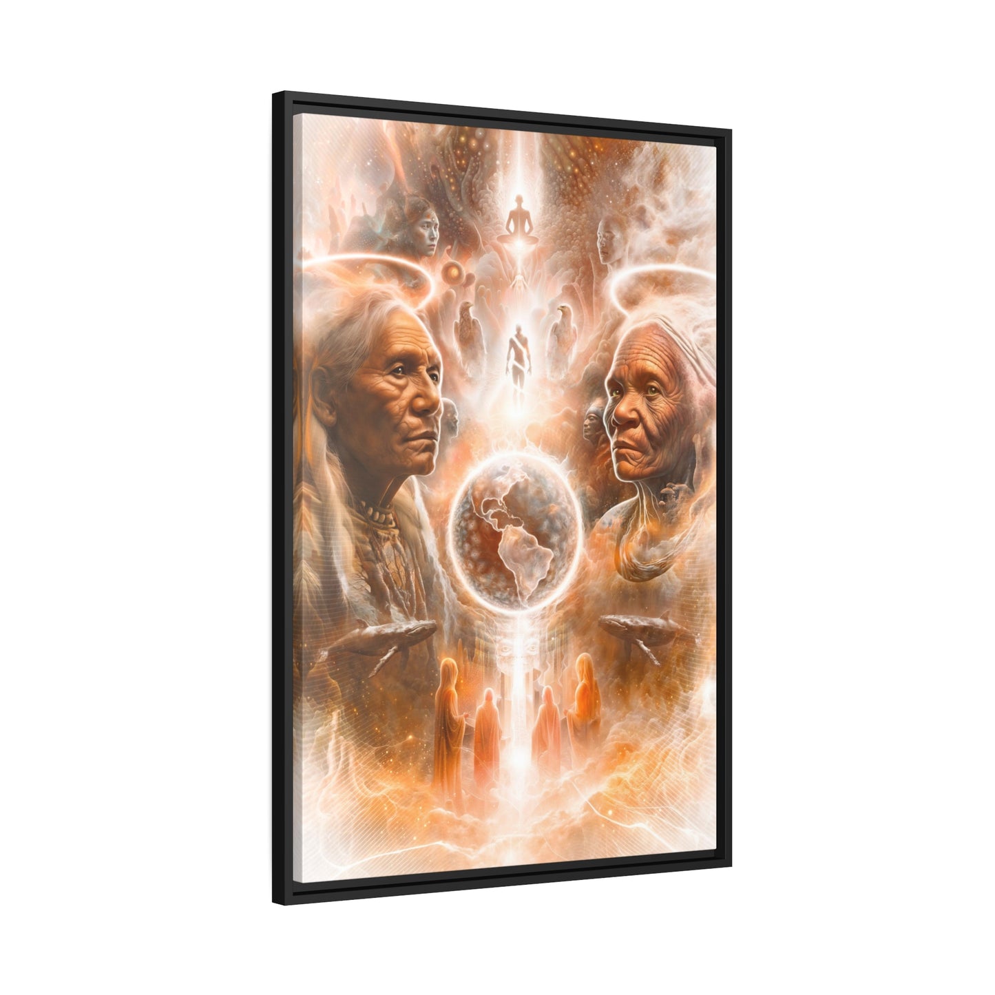 "GUARDIANS" Matte Canvas, Black Frame