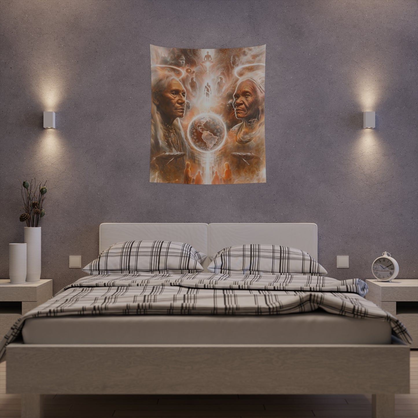 "GUARDIANS" Printed Wall Tapestry