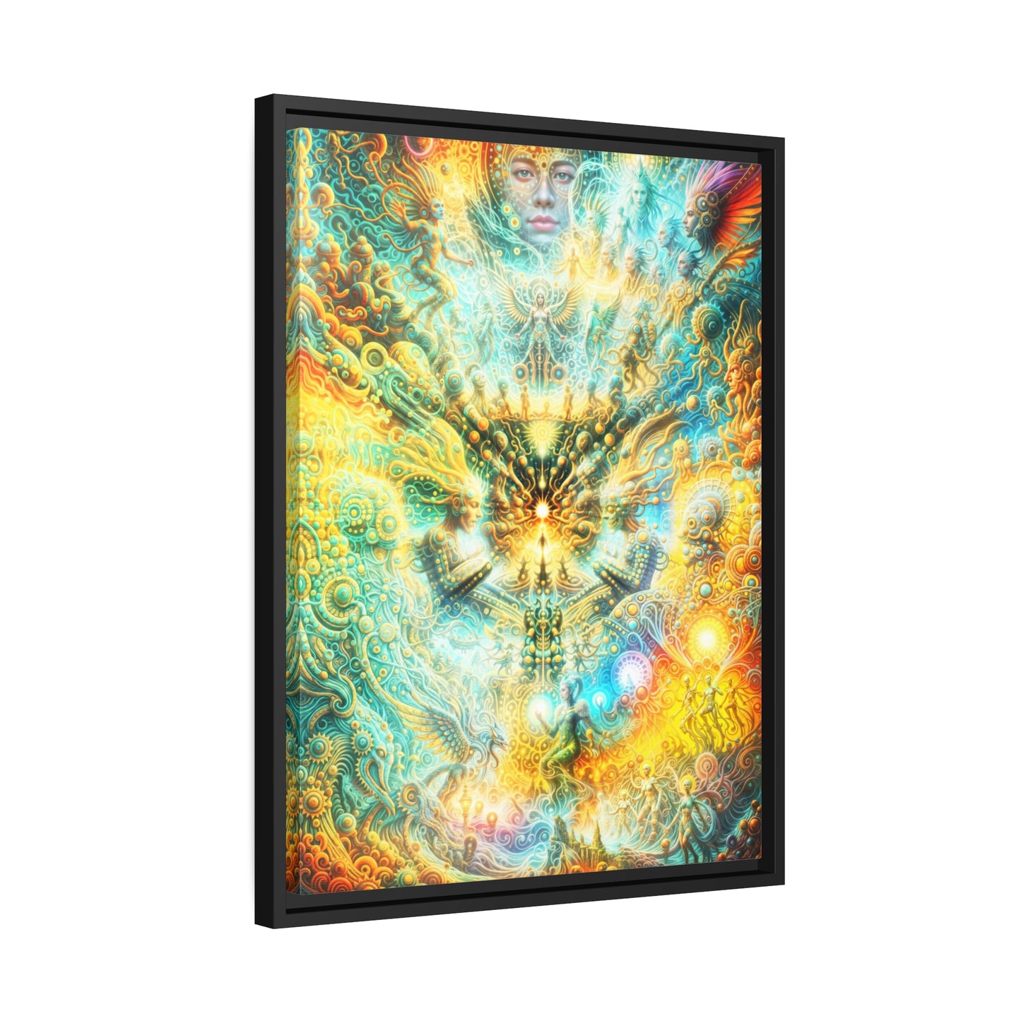 "ETERNAL INFLECTION" Matte Canvas, Black Frame