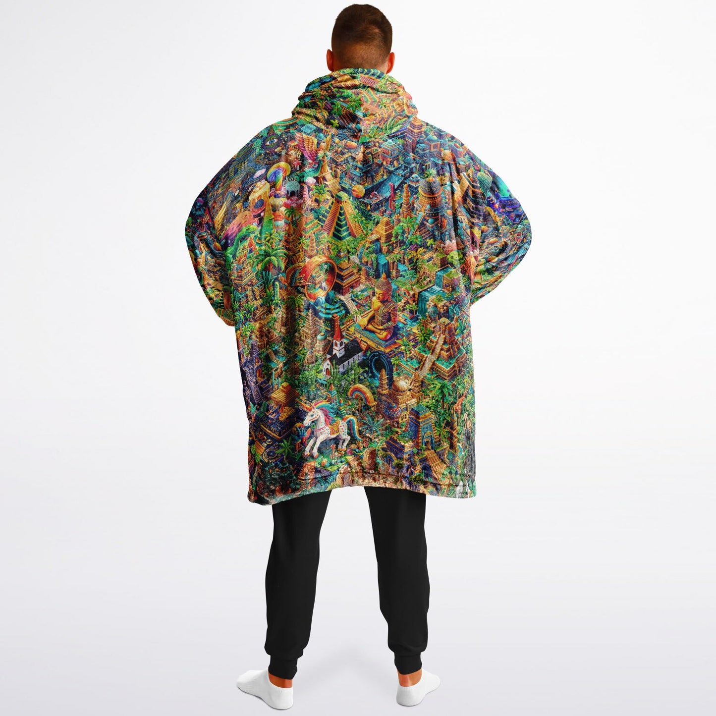 WILD EYE KANDY - TEX2 Reversible Snug Hoodie - AOP