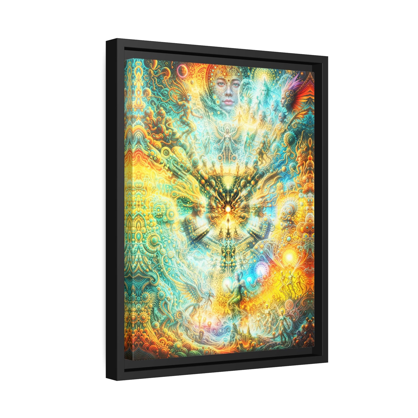 "ETERNAL INFLECTION" Matte Canvas, Black Frame