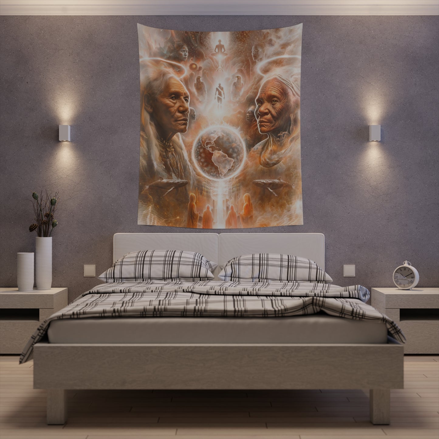 "GUARDIANS" Printed Wall Tapestry