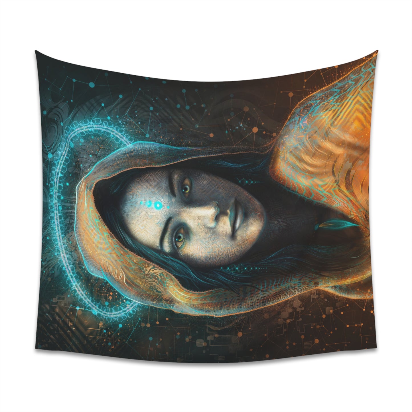 "QUANTA" Printed Wall Tapestry