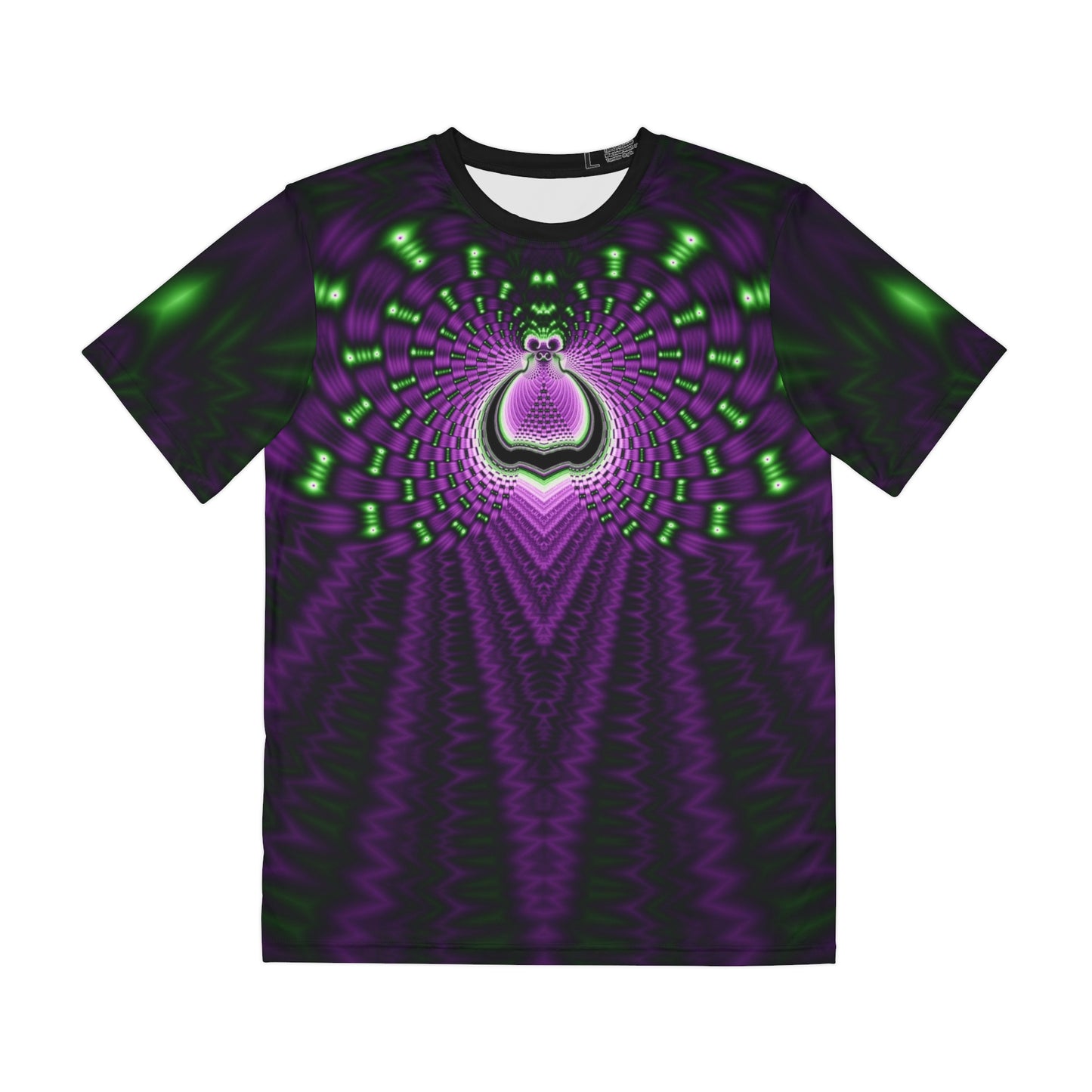 "FRACTAL HEART" Polyester Tee (AOP)