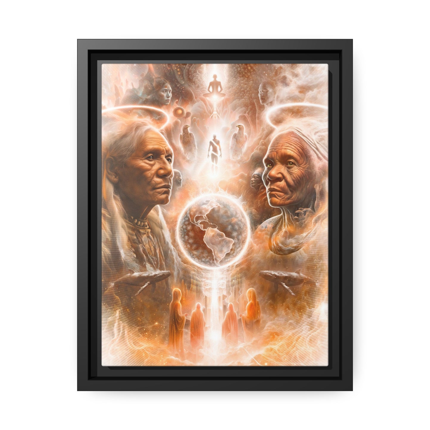 "GUARDIANS" Matte Canvas, Black Frame