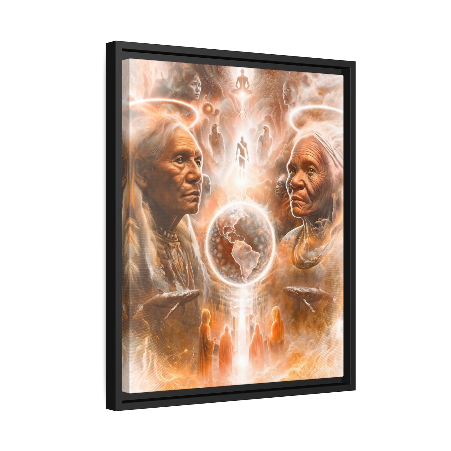 "GUARDIANS" Matte Canvas, Black Frame