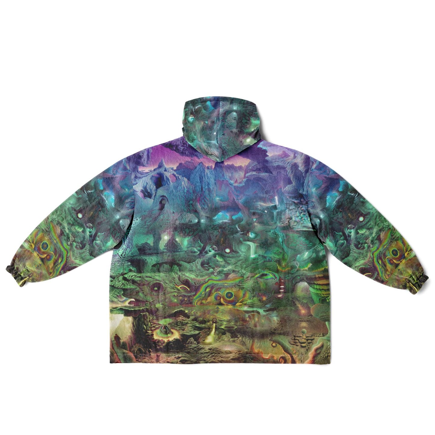 GEO - PSYCHEDELIC WONDERLAND - Reversible Snug Hoodie - AOP