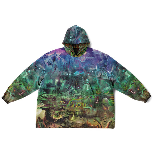 GEO - PSYCHEDELIC WONDERLAND - Reversible Snug Hoodie - AOP