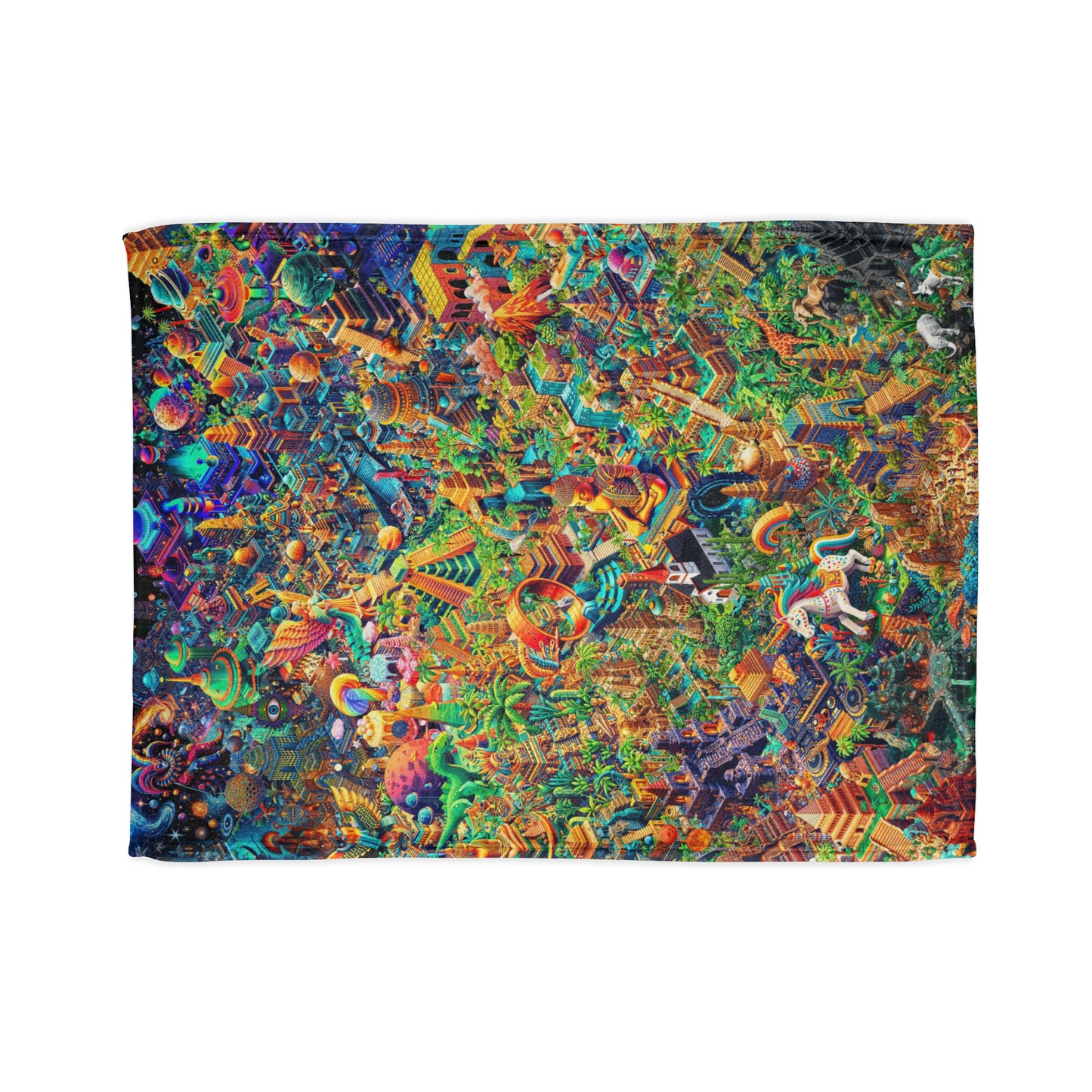 "Wild Eye Kandy" Soft Polyester Blanket