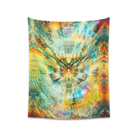 "ETERNAL INFLECTION" Printed Wall Tapestry