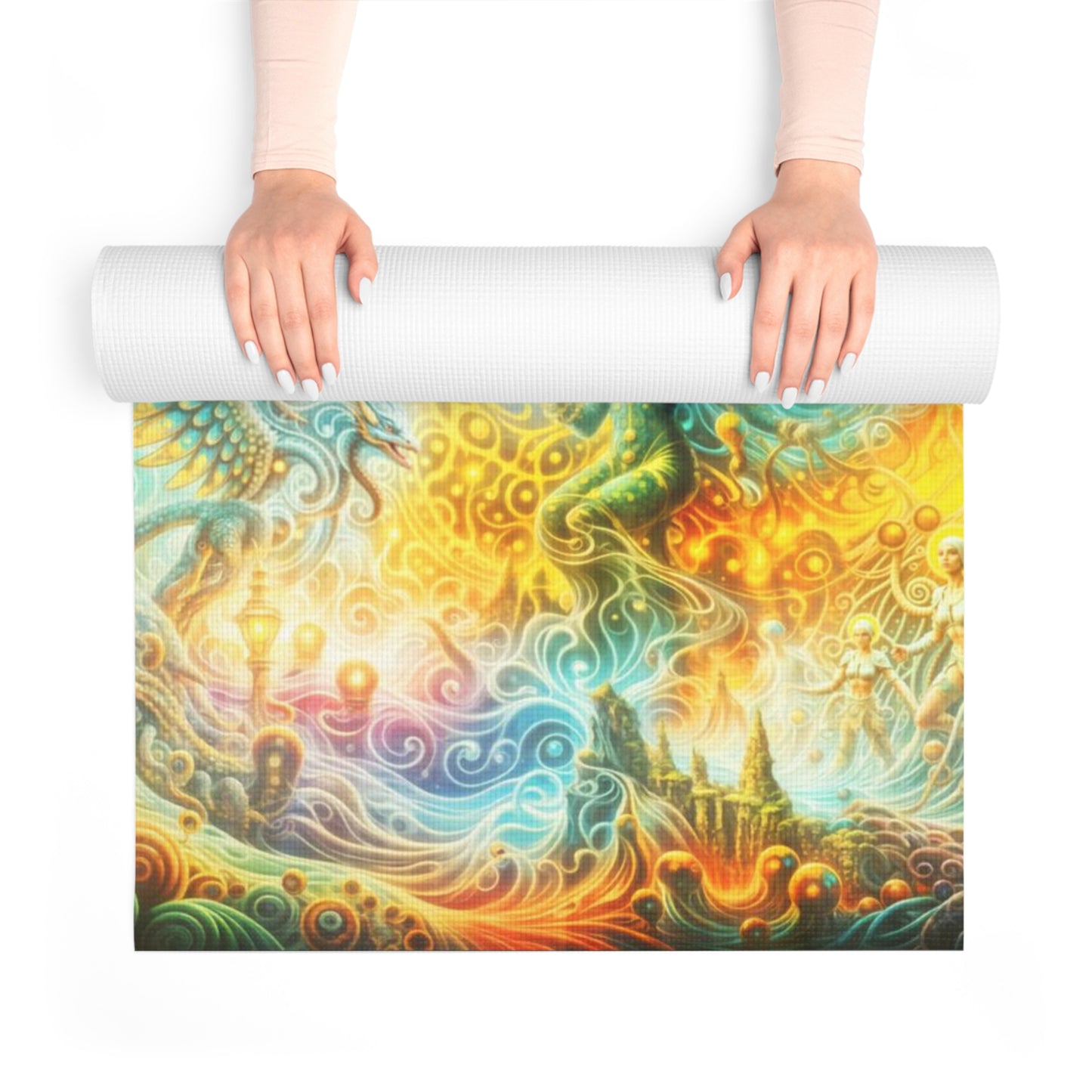 "ETERNAL INFLECTION" Foam Yoga Mat