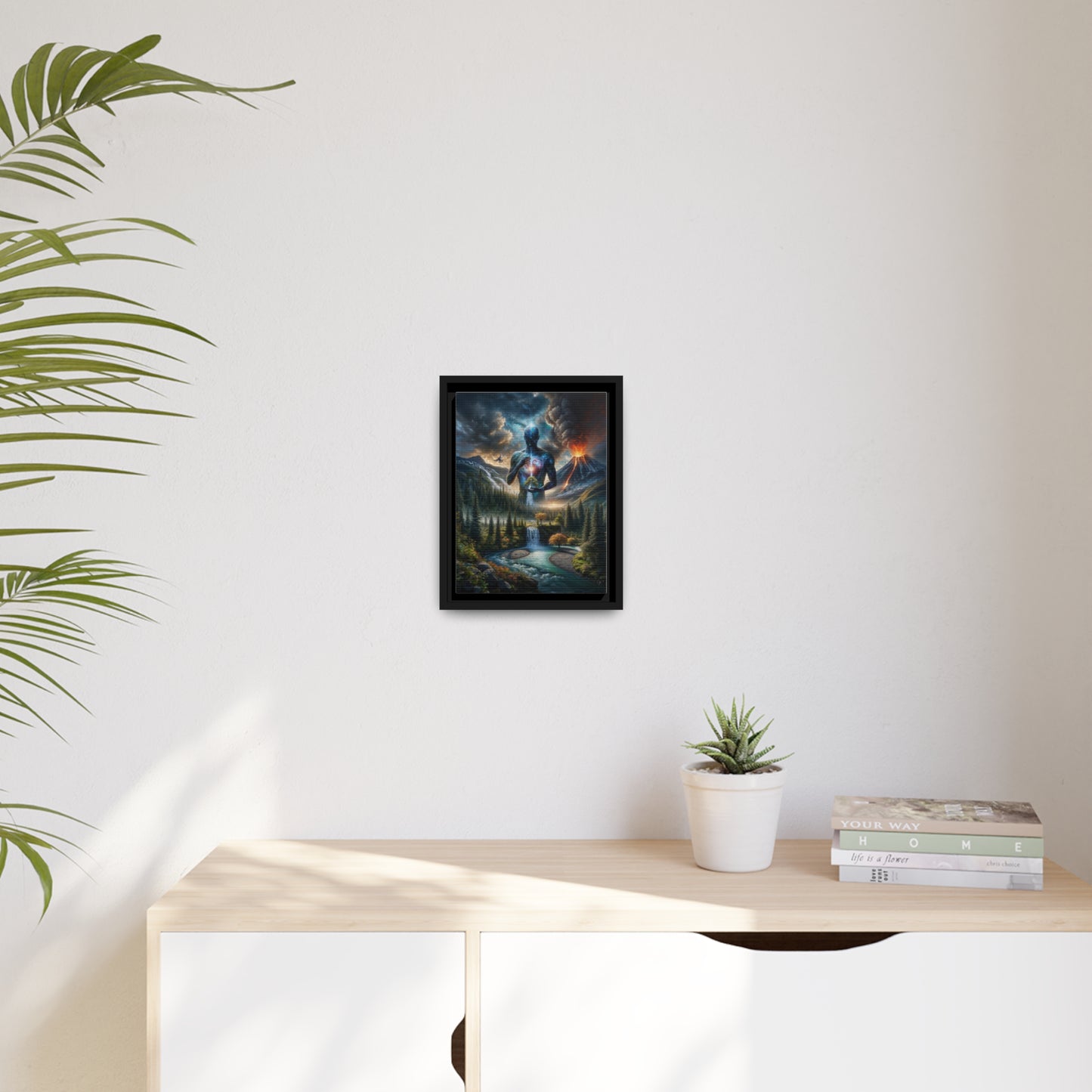 "OMNIA 2.0" Matte Canvas, Black Frame