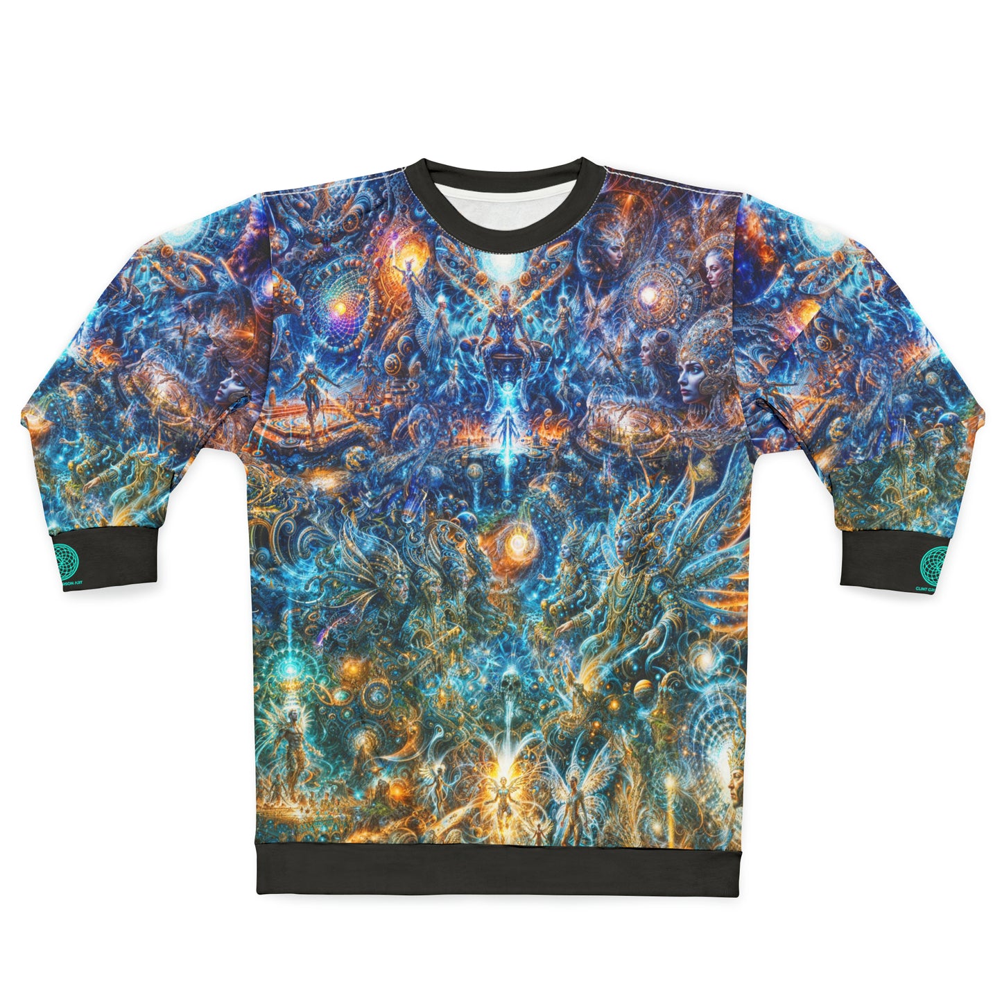 "Genesis of the Cyber Pantheon - The Dawn of Singularity" Sweatshirt