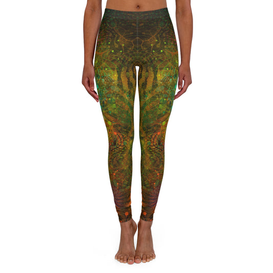 "BIOTEK" Women's Casual Spandex Leggings (AOP)