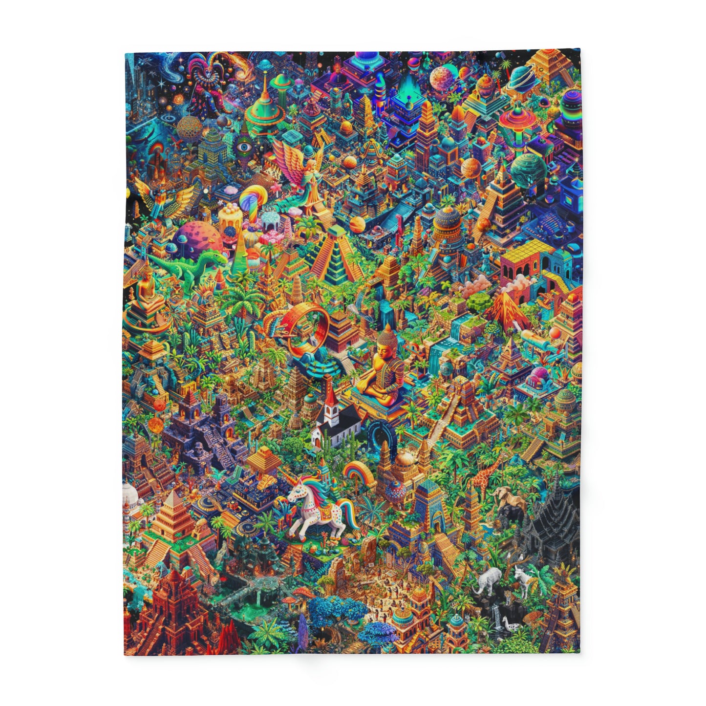 "Wild Eye Kandy" Arctic Fleece Blanket