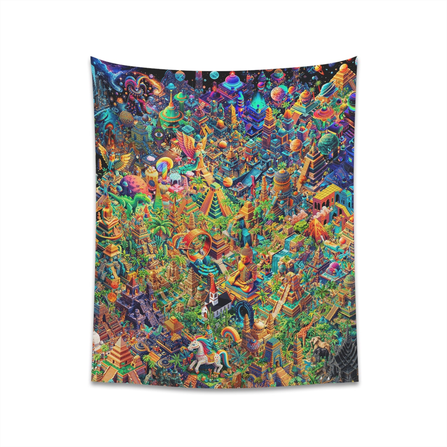 "Wild Eye Kandy" Printed Wall Tapestry