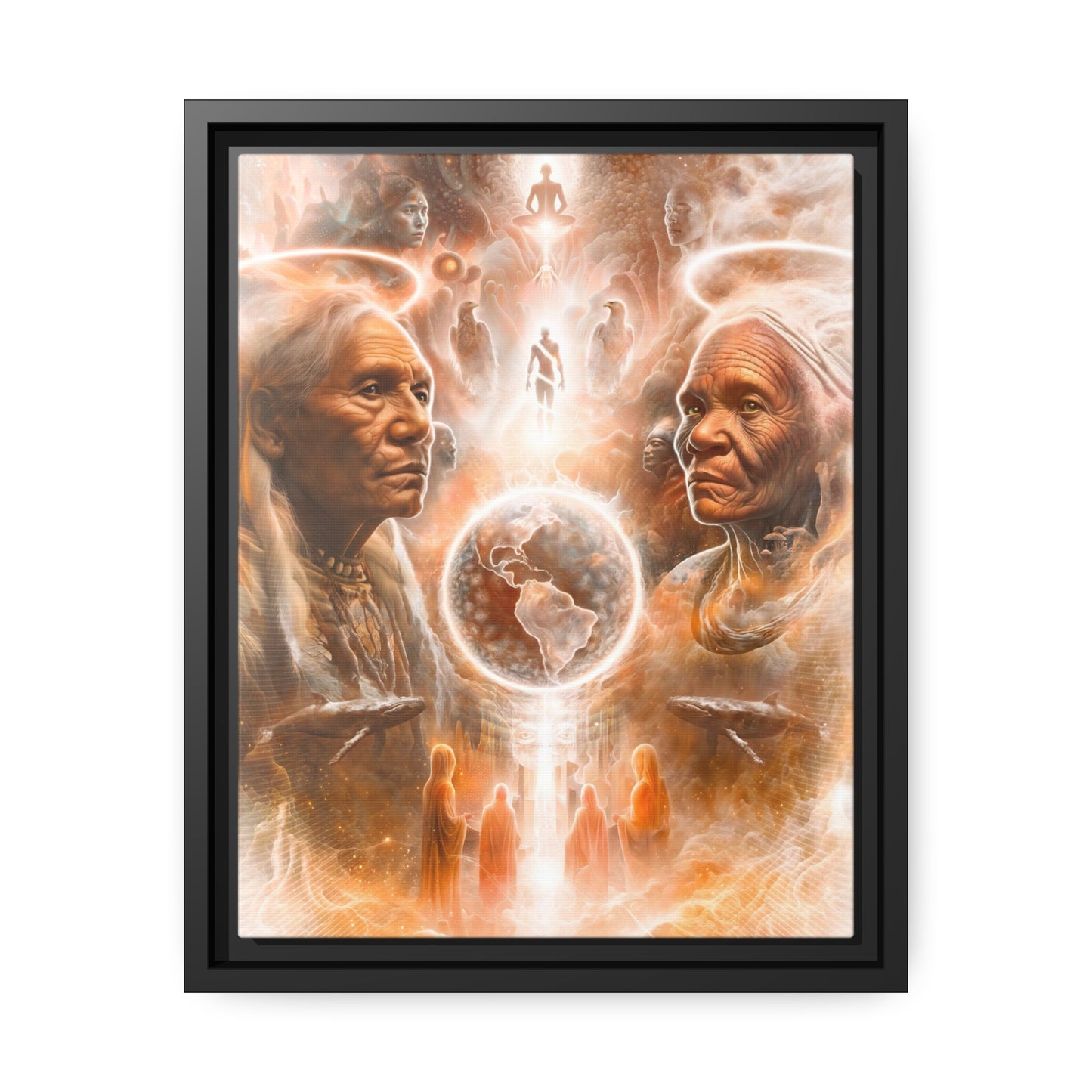 "GUARDIANS" Matte Canvas, Black Frame