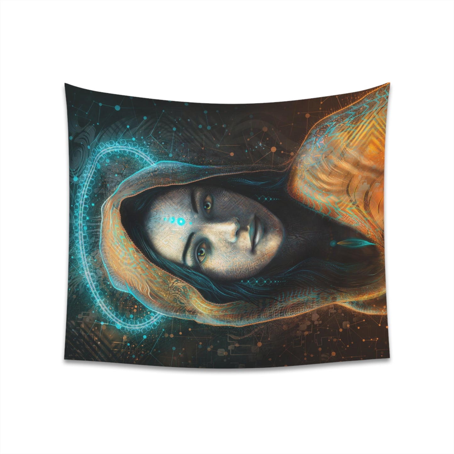 "QUANTA" Printed Wall Tapestry