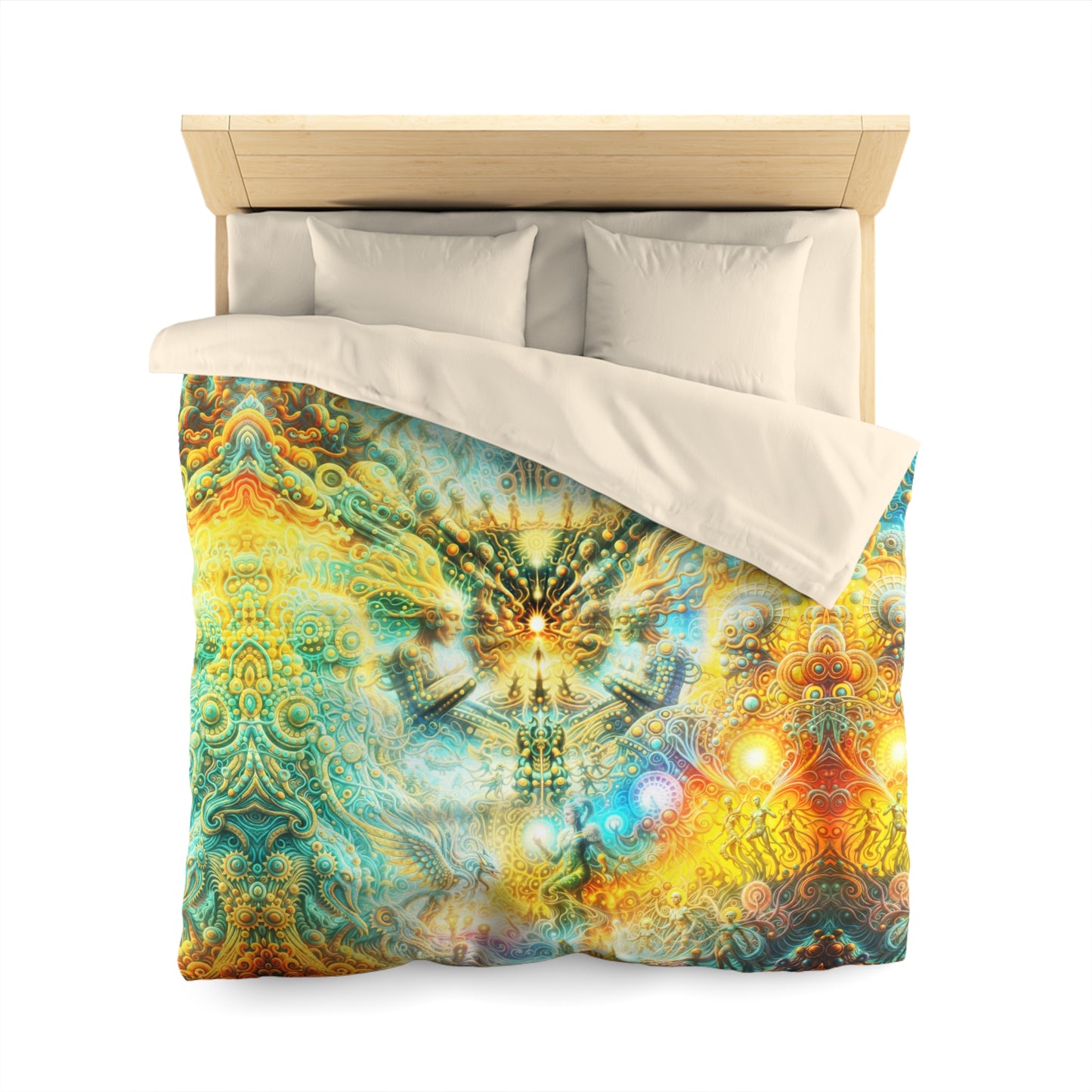 "ETERNAL INFLECTION" Microfiber Duvet Cover