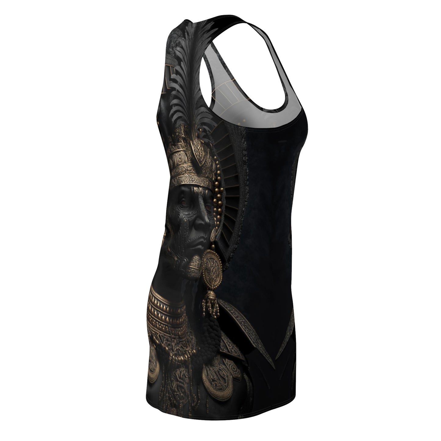 "Zapotec" Women's Cut & Sew Racerback Dress (AOP)