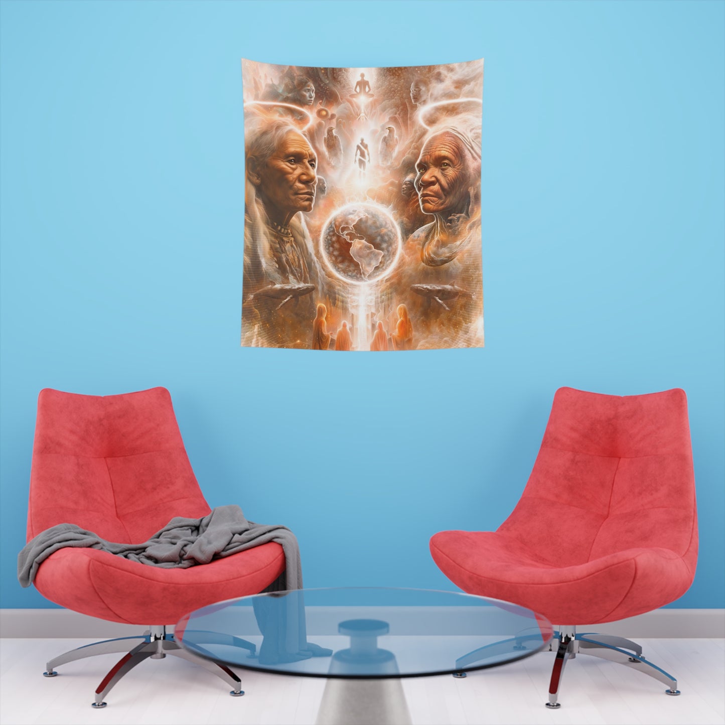 "GUARDIANS" Printed Wall Tapestry