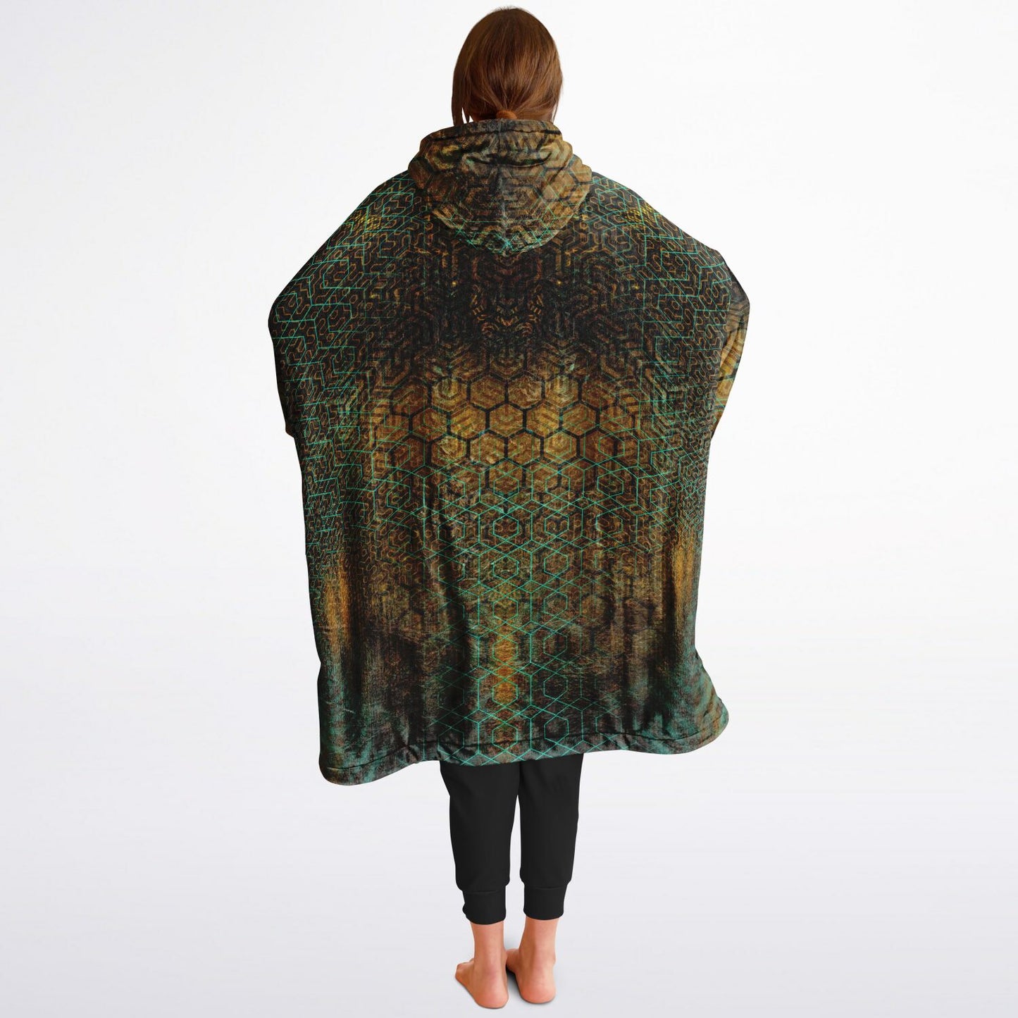 GEO - PSYCHEDELIC WONDERLAND - Reversible Snug Hoodie - AOP