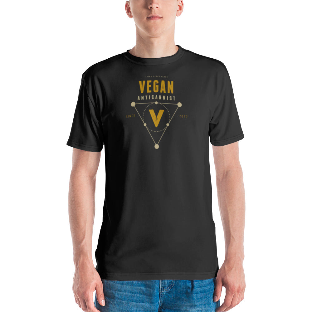 "VEGAN V" Men's t-shirt