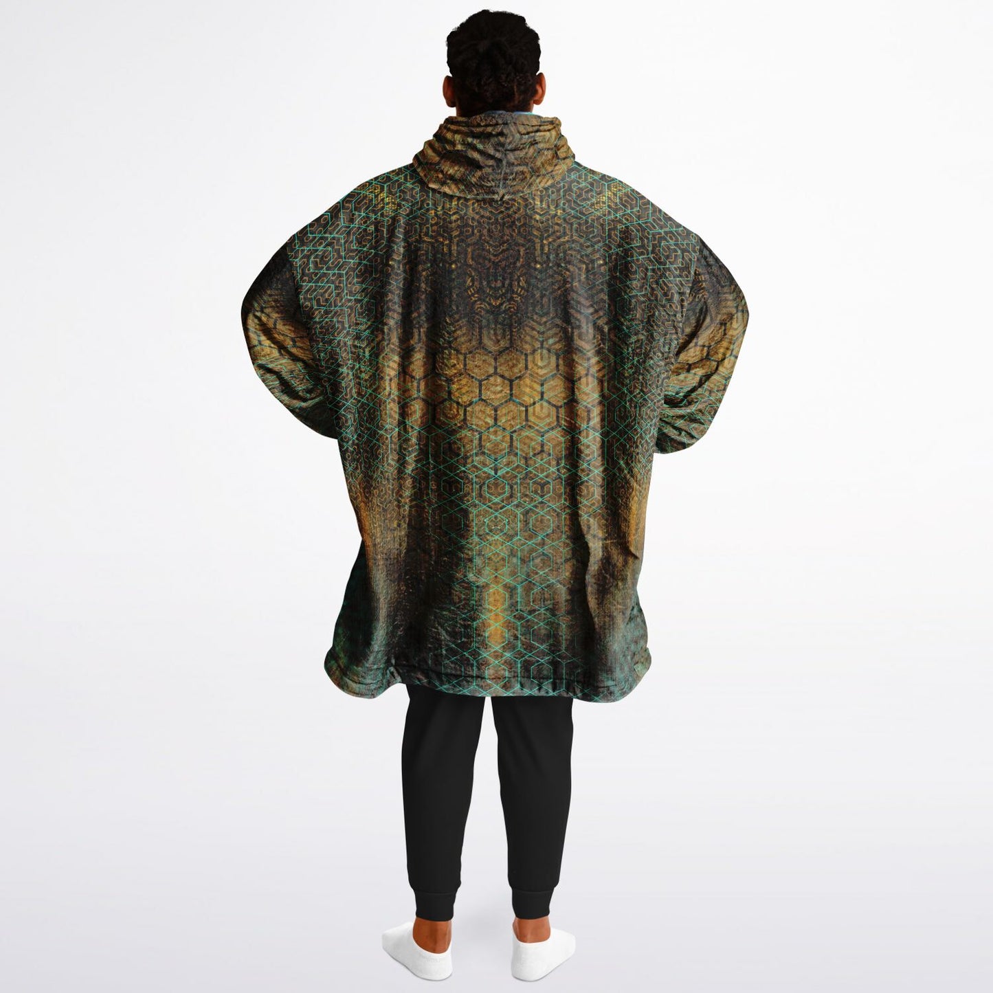 GEO - PSYCHEDELIC WONDERLAND - Reversible Snug Hoodie - AOP