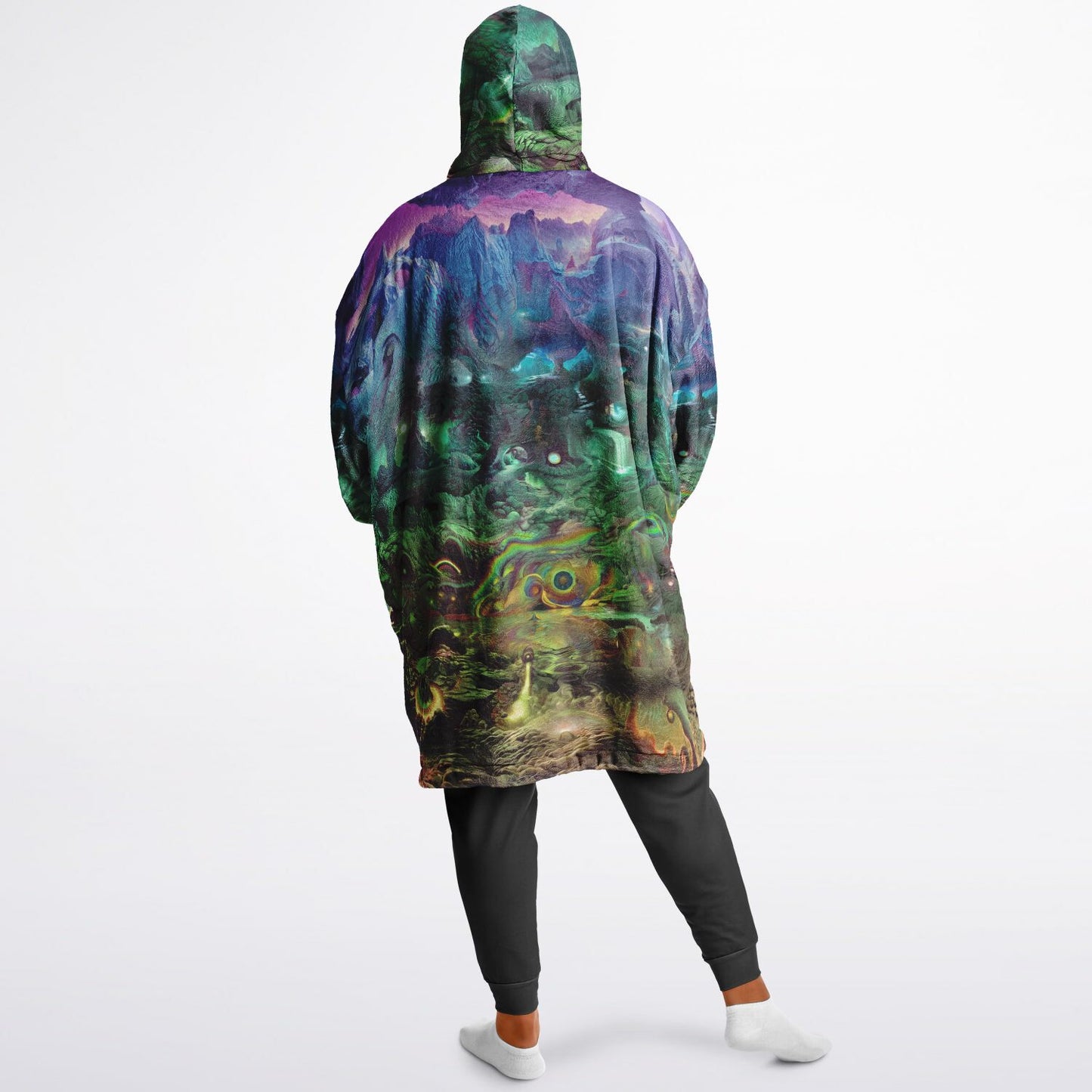 GEO - PSYCHEDELIC WONDERLAND - Reversible Snug Hoodie - AOP