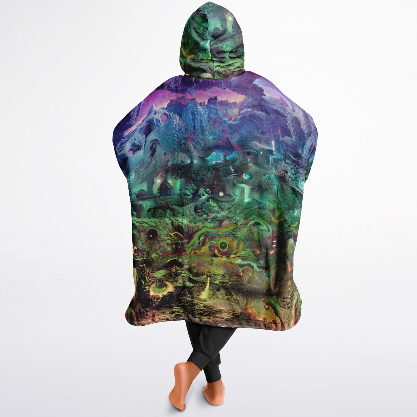 GEO - PSYCHEDELIC WONDERLAND - Reversible Snug Hoodie - AOP