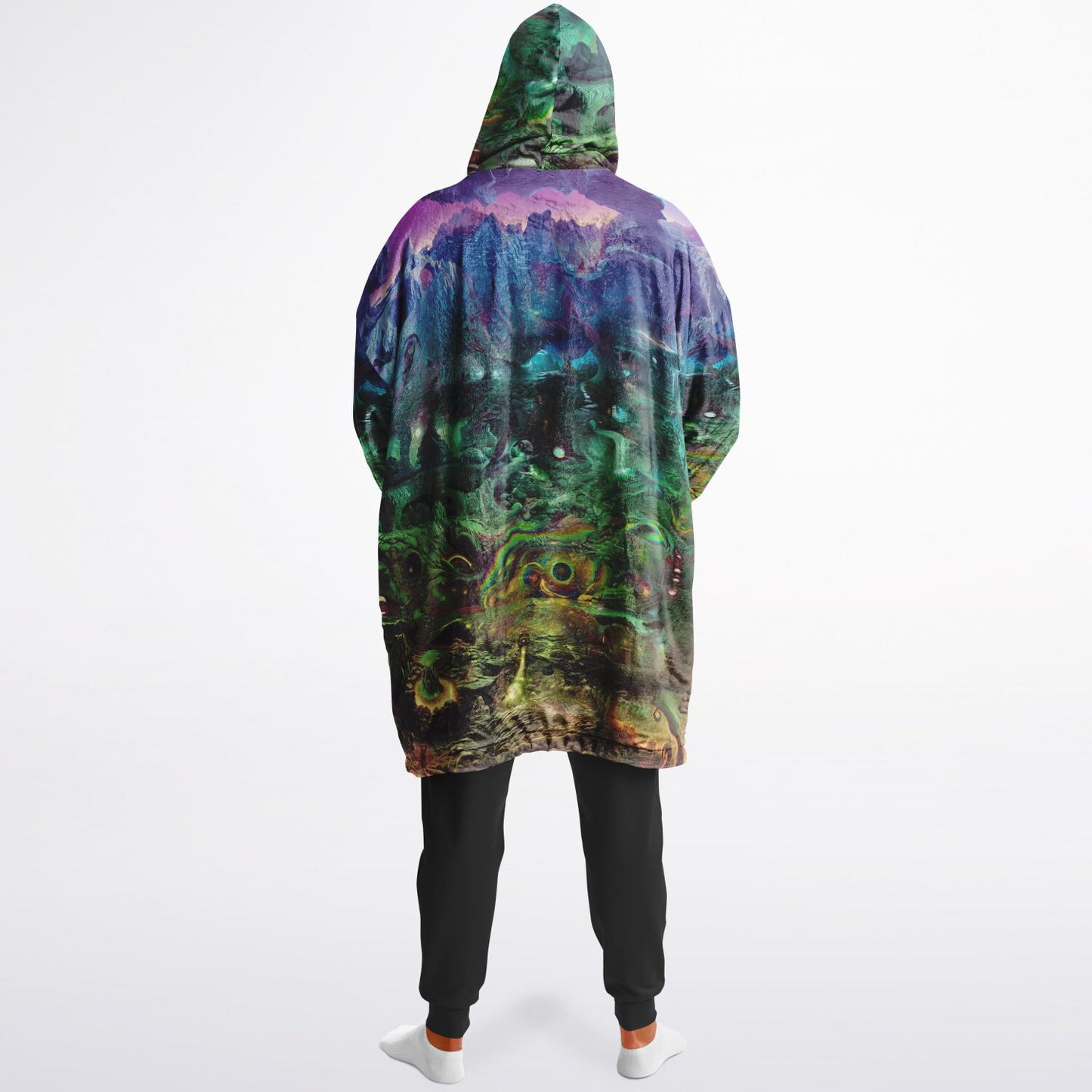 GEO - PSYCHEDELIC WONDERLAND - Reversible Snug Hoodie - AOP