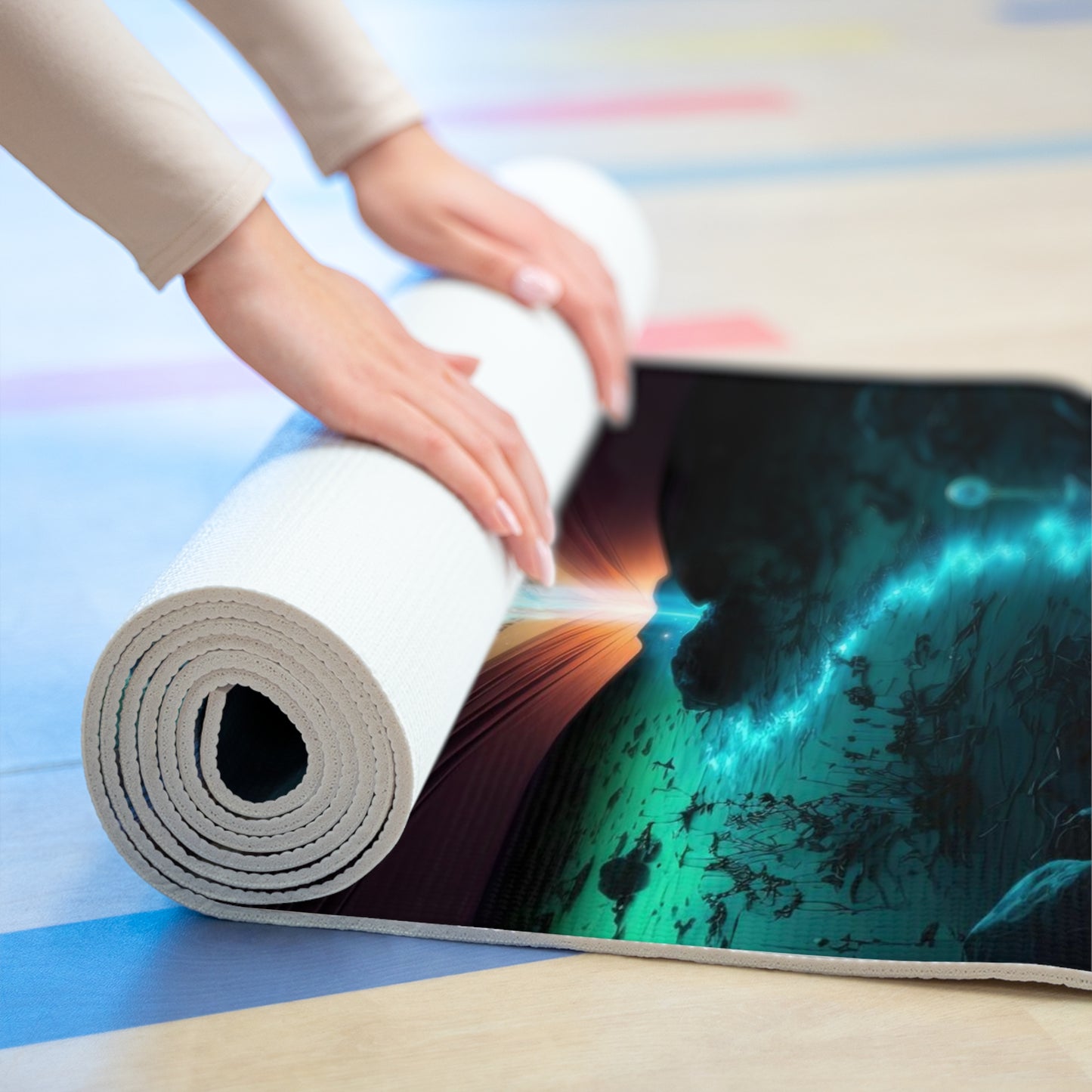 "LIFE" Foam Yoga Mat