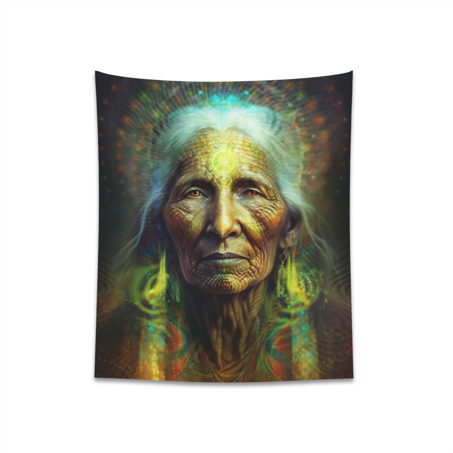 "SACRED WISDOM" Printed Wall Tapestry