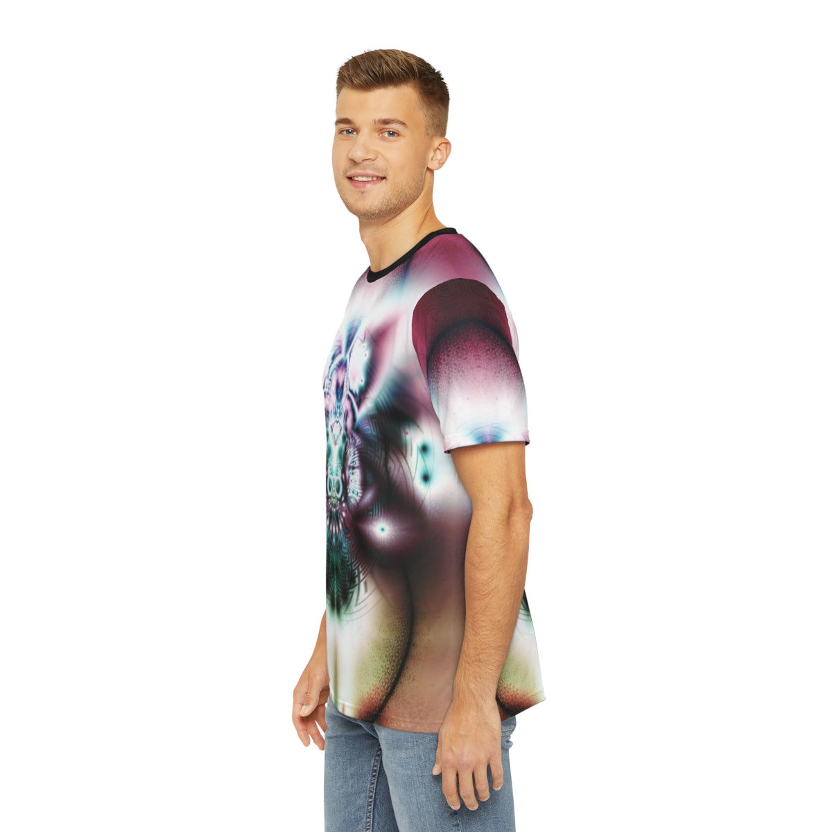 "XDMTER" Men's Polyester Tee (AOP)