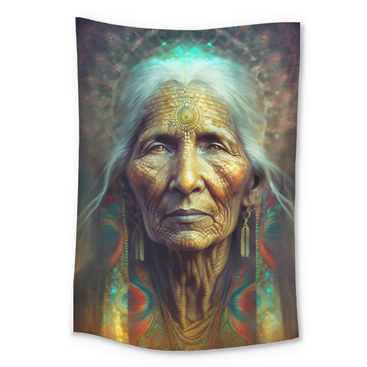 "SACRED WISDOM" Large Tapestry