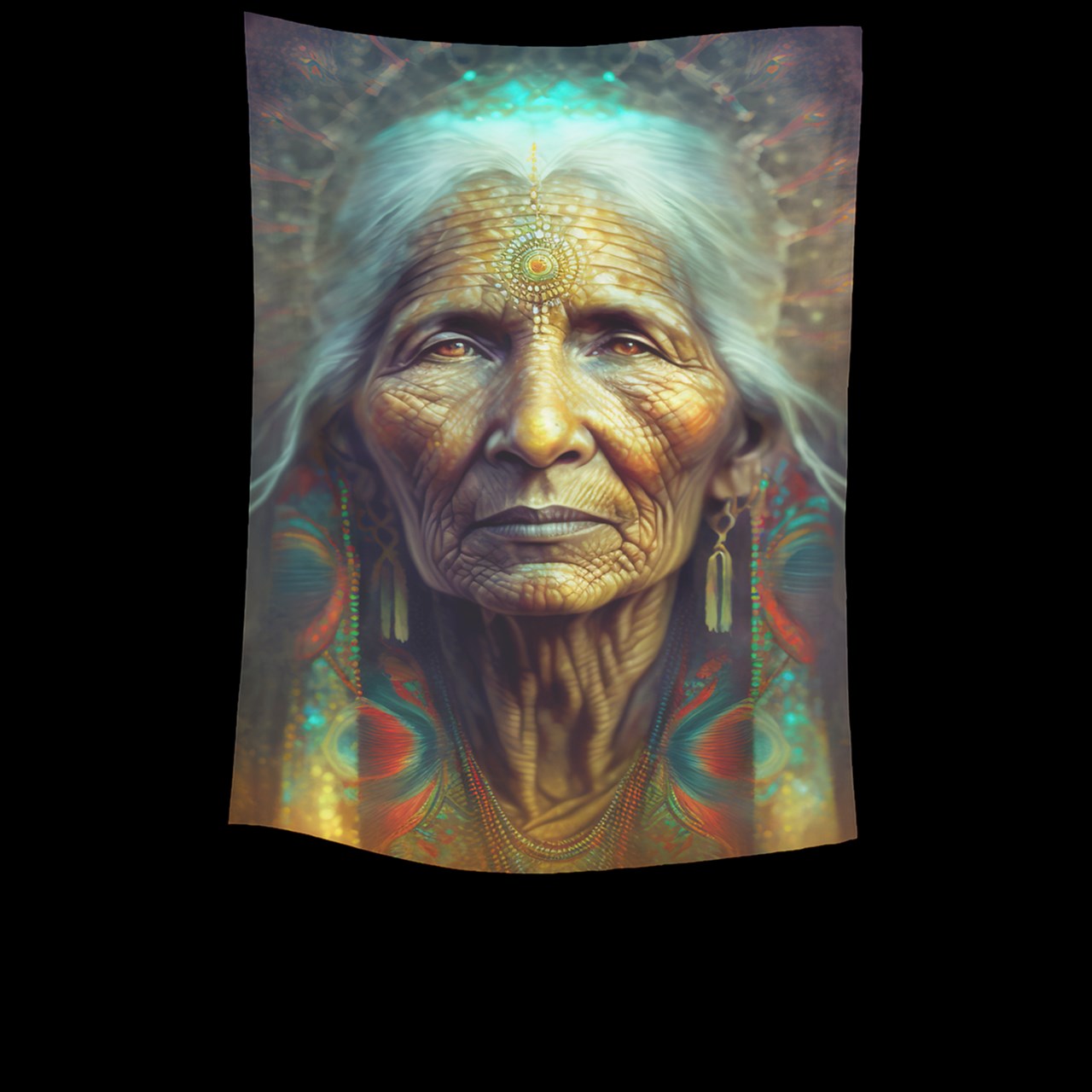 "SACRED WISDOM" Large Tapestry