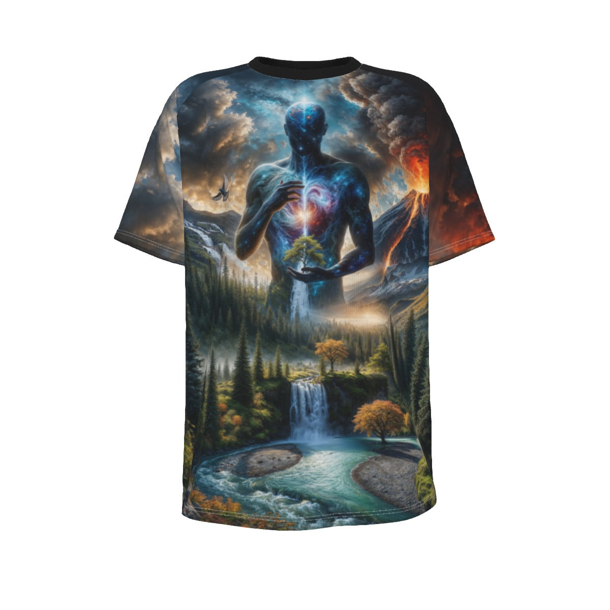 "OMNIA 2.0" All-Over Print Men's O-neck Short Sleeve T-shirt