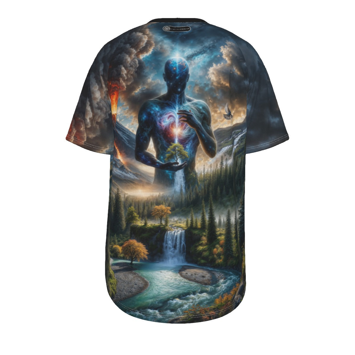 "OMNIA 2.0" All-Over Print Men's O-neck Short Sleeve T-shirt