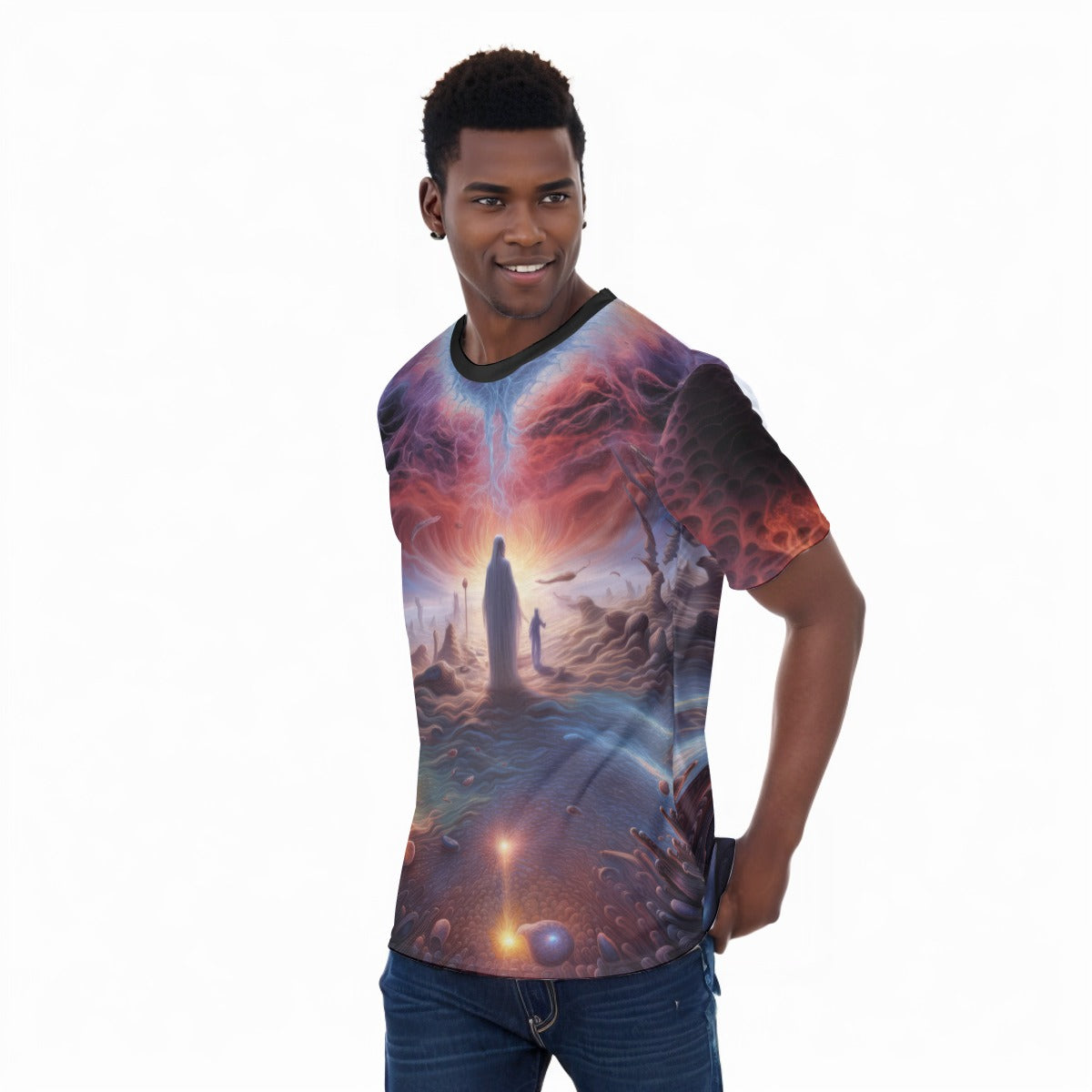 "DREAMSCAPER" All-Over Print Unisex T-Shirt|220GMS KPO03