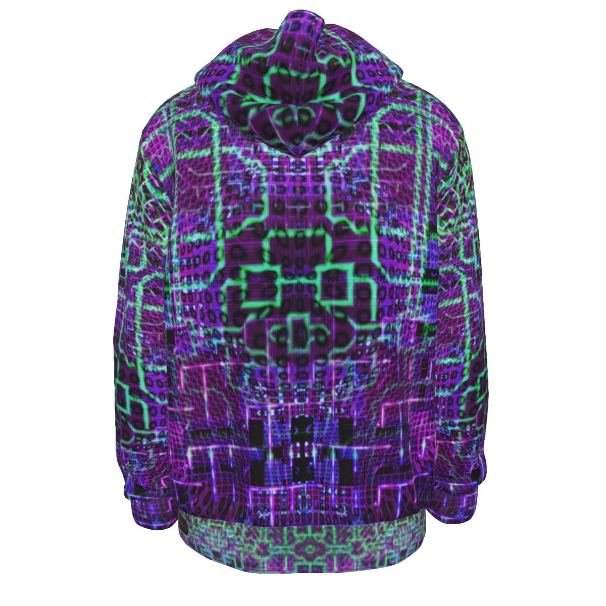 "AYATEK" All-Over Print Men's Thicken Pullover Hoodie