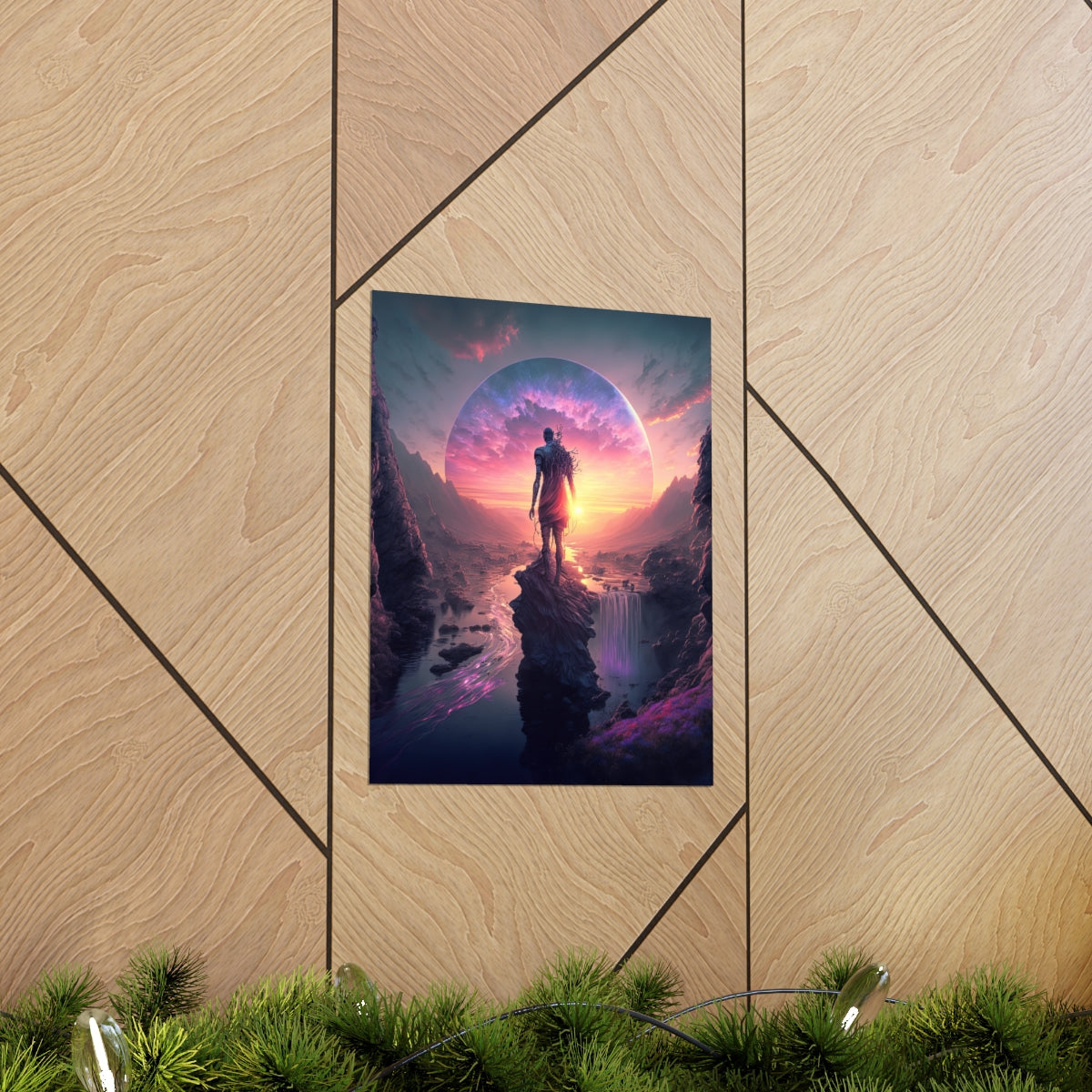 "HE WHO WANDERS IS NOT LOST" Premium Matte Vertical Posters