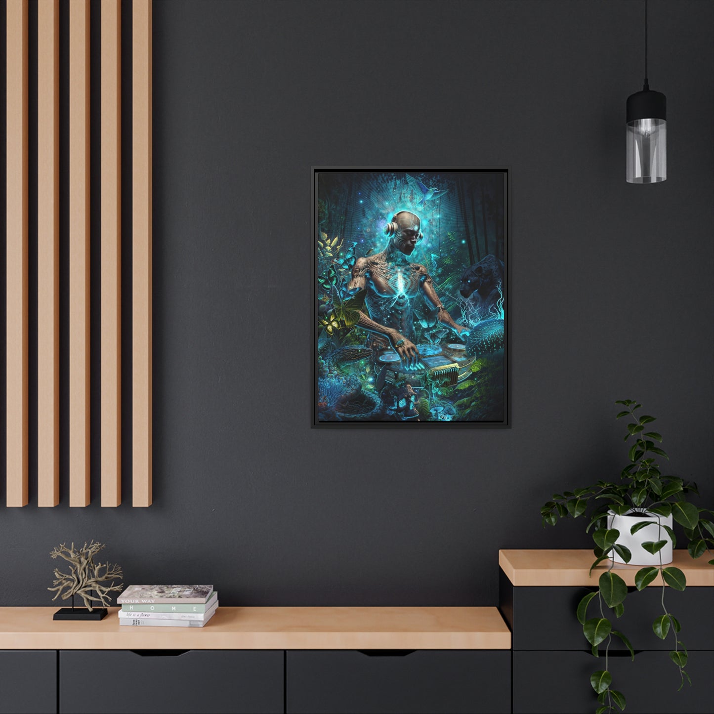 "BIOSONIC" Matte Canvas, Black Frame