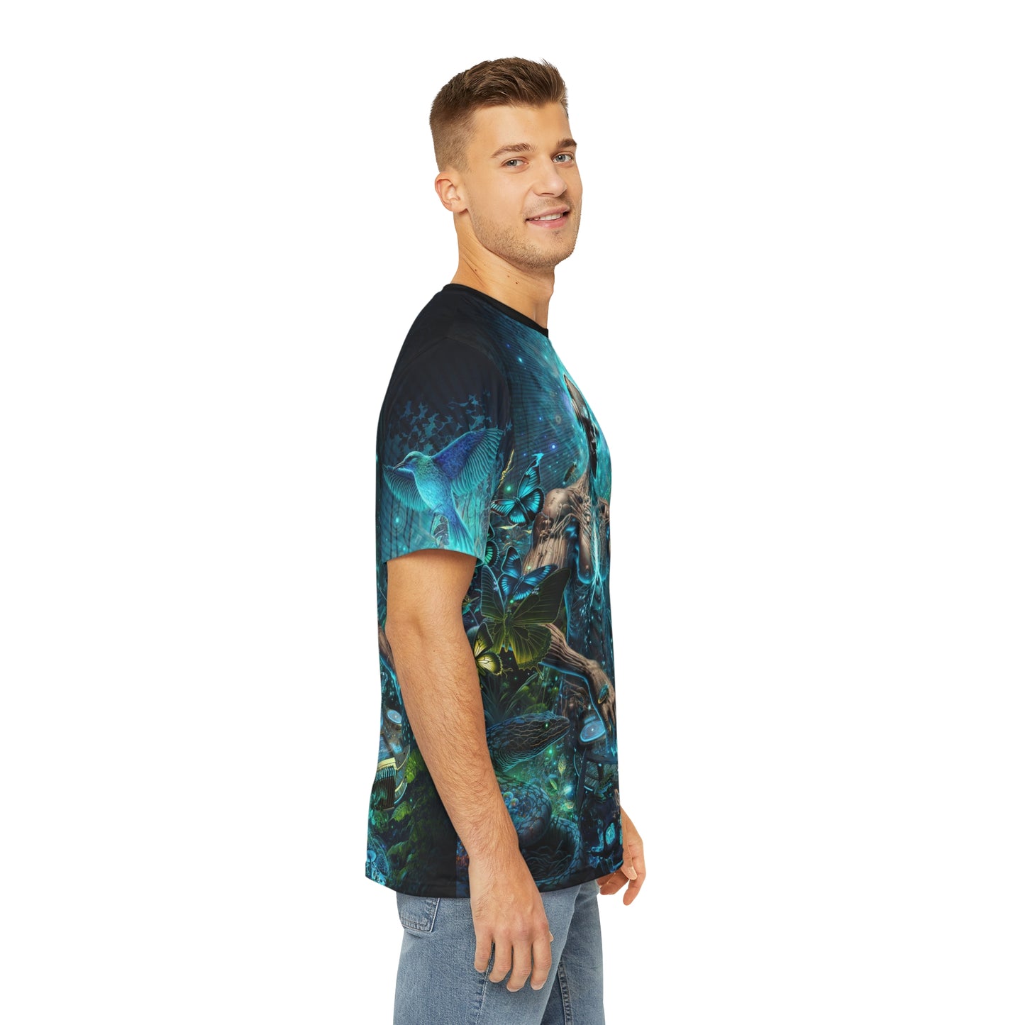 "BIOSONIC" Men's Polyester Tee (AOP)