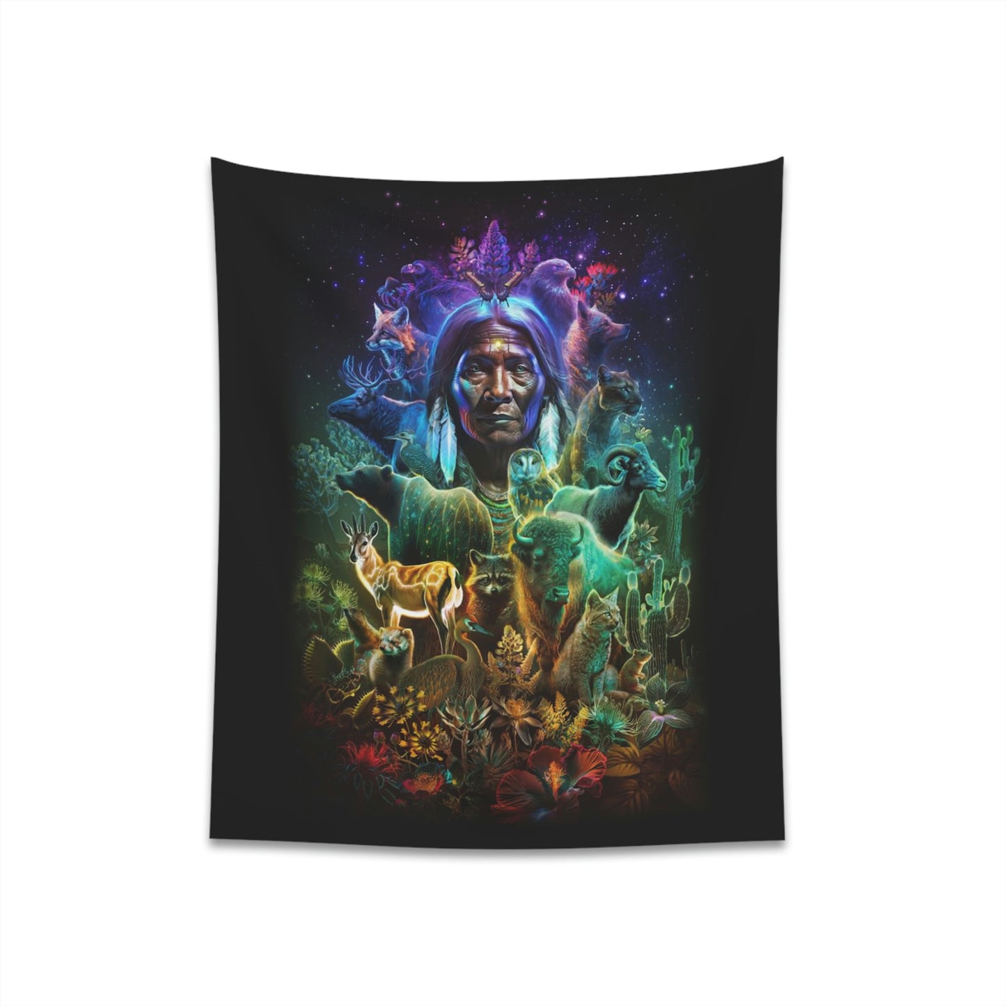 "GREAT SPIRIT" Printed Wall Tapestry