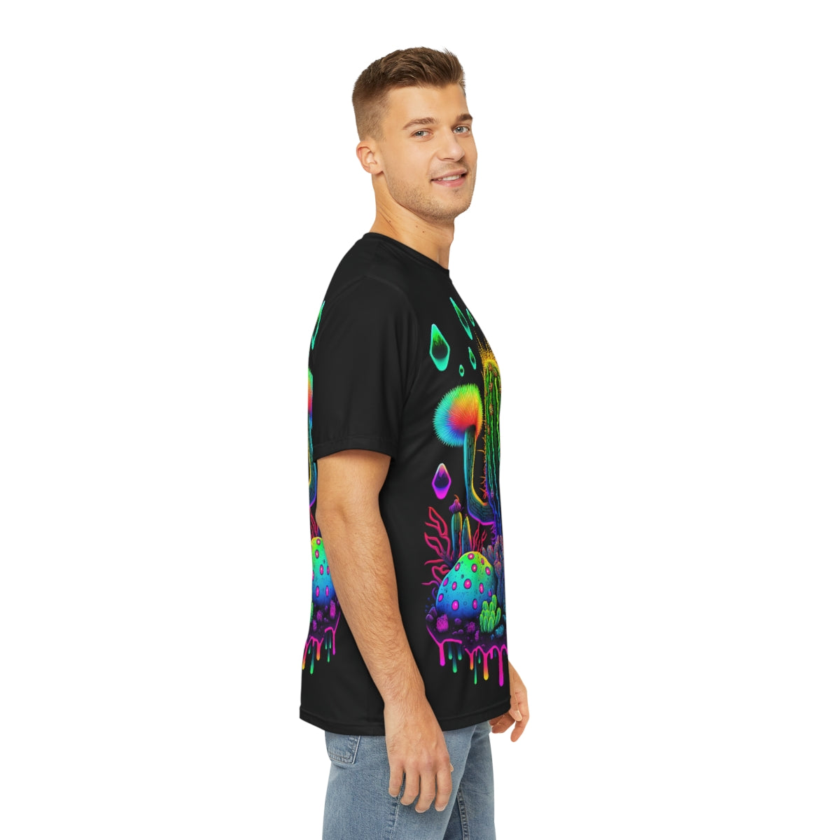 "KAKTUS" Men's Polyester Tee (AOP)