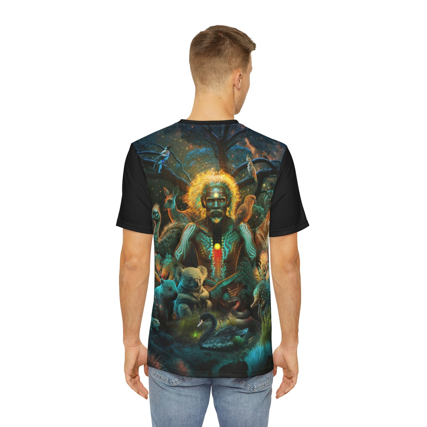 "ALWAYS DREAMING" Men's Polyester Tee (AOP)