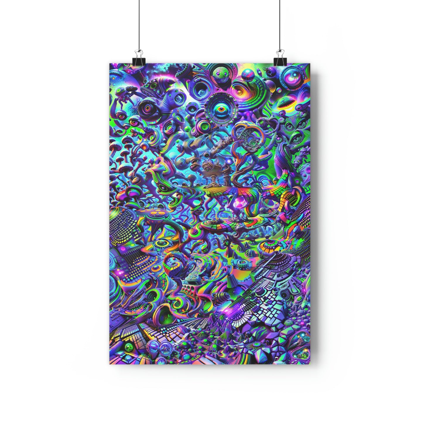 "PSYCHEDELIC WONDERLAND 2.0" Giclée Art Print