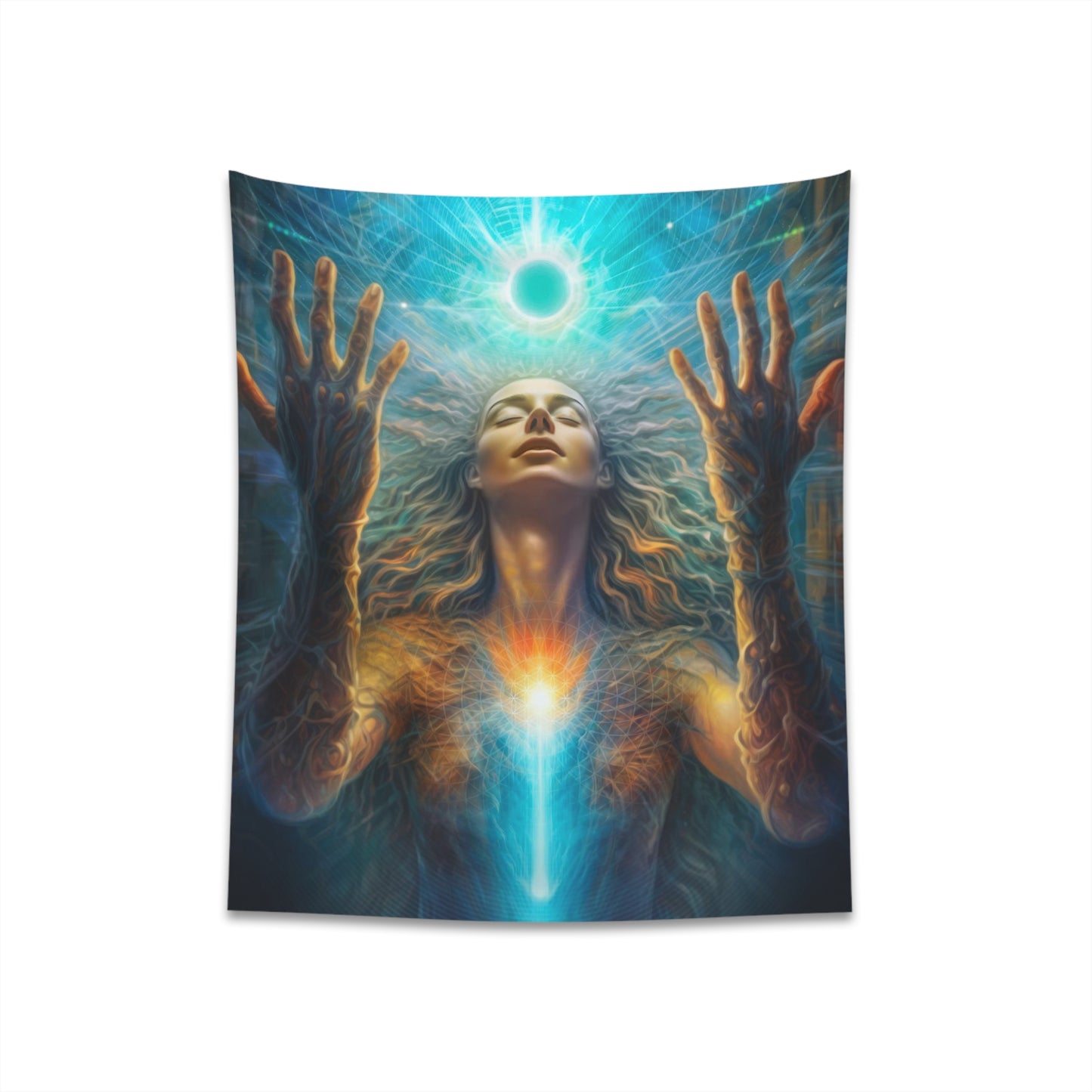 "SURRENDER" Printed Wall Tapestry