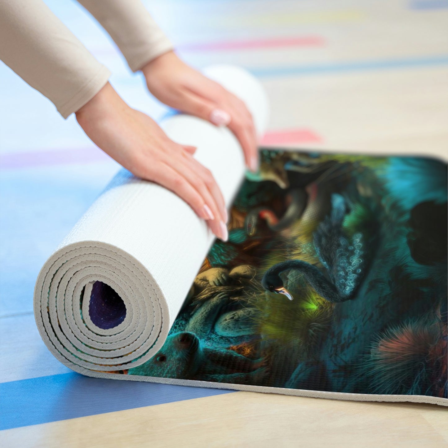 "ALWAYS DREAMING" Foam Yoga Mat