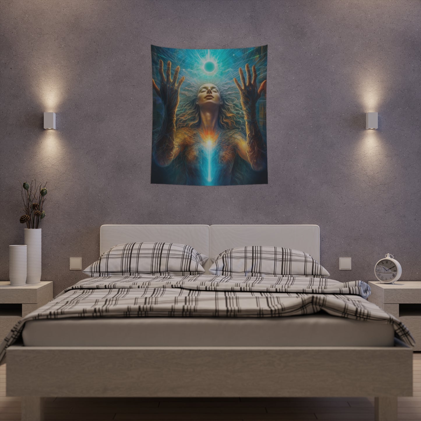 "SURRENDER" Printed Wall Tapestry